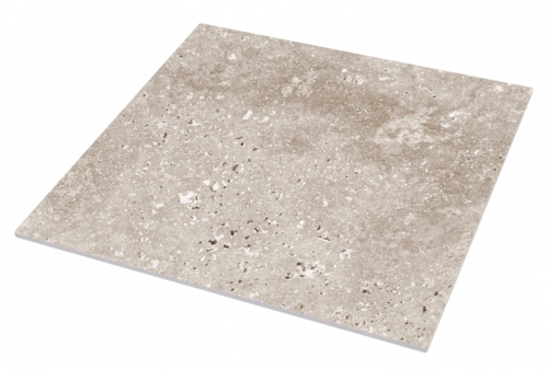 Утолщённый керамогранит Albottega Travertine Tivoli Grey, 600х600х20 мм