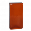 Cтеклянный кирпич Red Amber, 200x100x50 мм