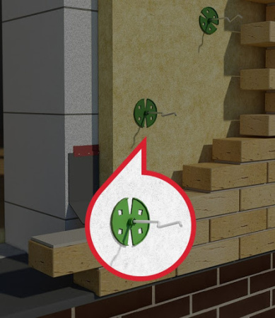 Фиксатор утеплителя Bricko