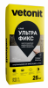 Клей эластичный усиленный для облицовки Vetonit Ultra Fix, C2 TE S1, 25 кг