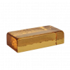 Cтеклянный кирпич Gold Yellow, 200x100x50 мм