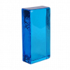 Cтеклянный кирпич Blue, 200x100x50 мм