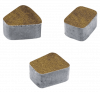 Тротуарная плитка Выбор Классико, Листопад Янтарь, комплект из 3 камней, 60 мм