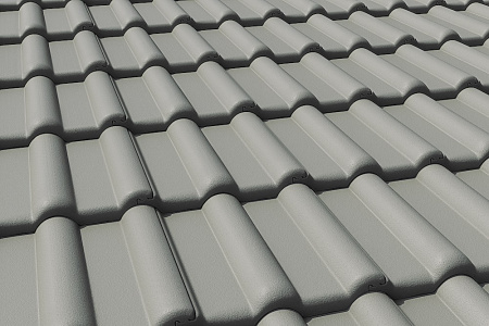 Минеральная черепица BRAAS Франкфурт Серая