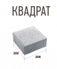 Тротуарная плитка Выбор Квадрат, 200х200х40 мм