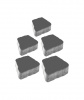 Тротуарная плитка Выбор Антик Стандарт Серый, Комплект из 5 камней, 60 мм