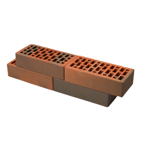 Облицовочный кирпич BRAER Баварская кладка Гладкий, 250х120х65 мм