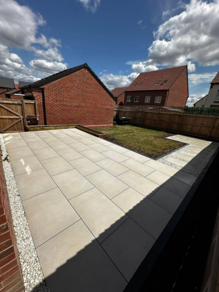 Террасные пластины Lifebrick Limestone Ash, 900x600 мм