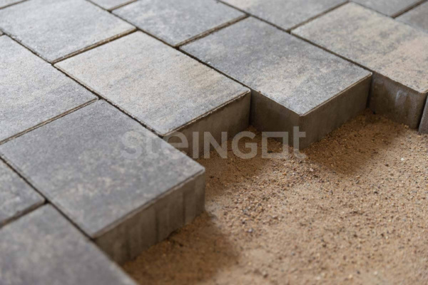 Тротуарная плитка Steingot Новый город, Штайн Сильвер, 40 мм